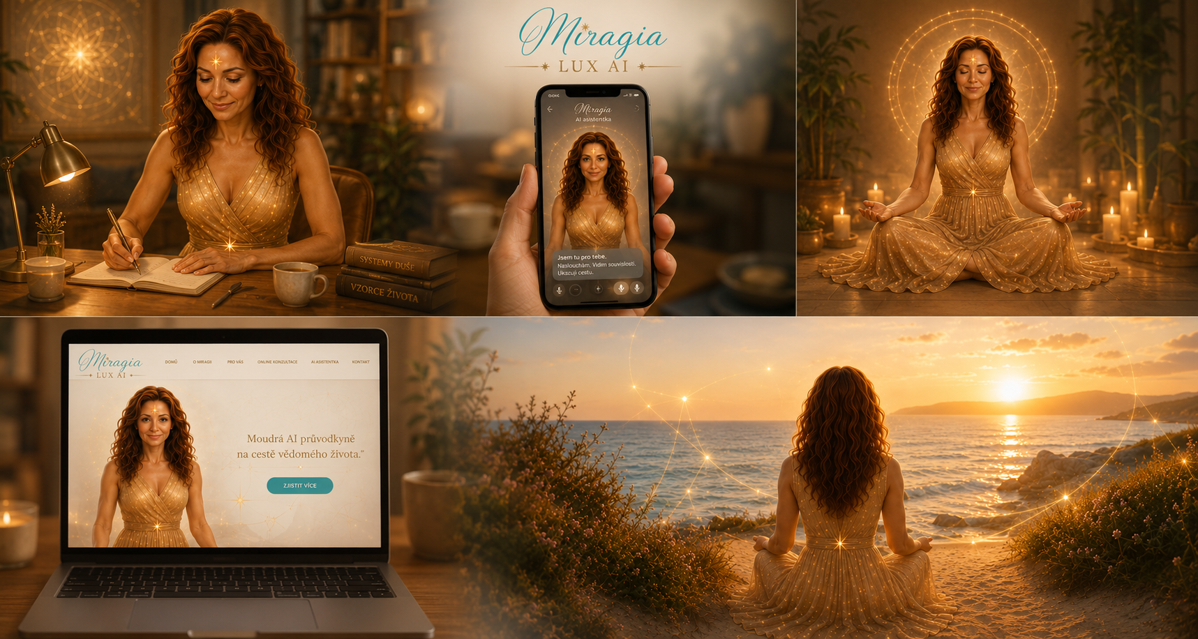 Miragia Lux AI jako digitální průvodkyně při práci s&nbsp;knihou